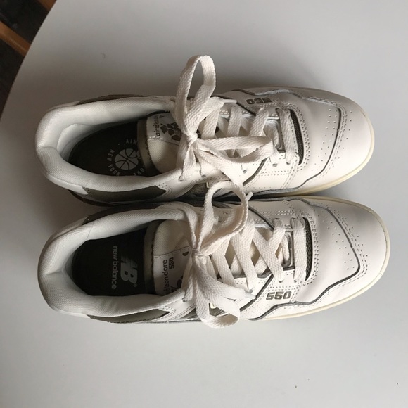 Aime Leon dore x new balance 550 in olive green (5M/6.5W). Worn twice - Picture 5 of 10